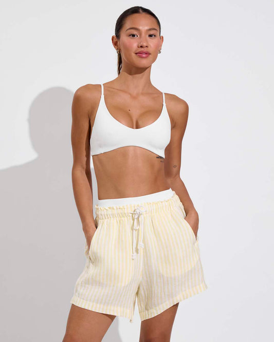 Getaway Short 5" - Bungalow Stripe: Melt / Coconut